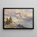 Piz Roseg Tschiervagletscher - Edward Theodore Compton — quadro incorniciato alla parete