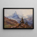 Vista del Cervino - Edward Theodore Compton — quadro incorniciato alla parete
