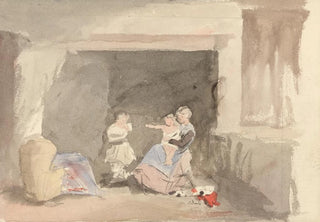 Edward Thompson Davis - Interior with Mother and Two Children.webp