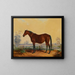 Dixie nel paesaggio - Edward Troye — quadro incorniciato alla parete
