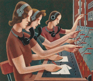 Numero per favore - Edward Wadsworth — vista dell’opera