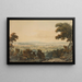 Montréal dalla montagna e vista sul fiume San Lorenzo - Edward Walsh — quadro incorniciato alla parete