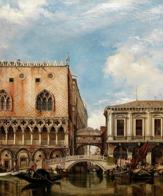 Edward William Cooke - Bridge of Sighs Venice.webp