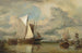 Calma sul Zuiderzee, un porto di pesca del Zuiderzee - Edward William Cooke — vista dell’opera