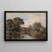 Ponte di Godstow vicino a Oxford - Edward William Cooke — quadro incorniciato alla parete