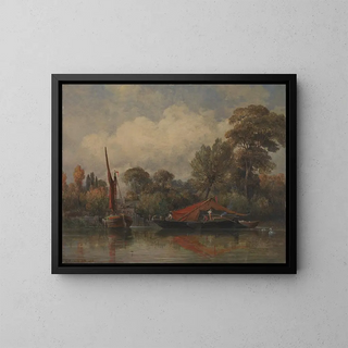 Edward William Cooke - Opposite my House at Barnes.webp