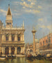 La Piazzetta de Saint Marc Venezia - Edward William Cooke — vista dell’opera