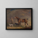 Un atleta con un pony da caccia e cani da caccia - Edwin Cooper — quadro incorniciato alla parete