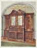 Biblioteca chiusa in mogano scolpito in stile Chippendale - Edwin Foley — vista dell’opera