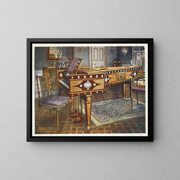 Mobilier décoratif della fine del XVIII secolo - Edwin Foley — quadro incorniciato alla parete