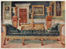 Suite georgiana in mogano e doratura nella galleria e nel salone verde di Longford Castle - Edwin Foley — vista dell’opera