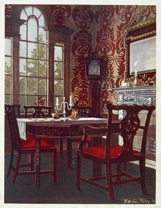 Edwin Foley - Mahogany divisible diningtables dining room splatback chairs.webp