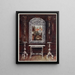 Guéridons en miroir et table recouverts de plaques d'argent - Edwin Foley — quadro incorniciato alla parete