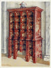 Commode doppio in lacca rossa e dorata - Edwin Foley — vista dell’opera