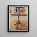 Tavola da galleria profilata con bordure chantournée - Edwin Foley — quadro incorniciato alla parete