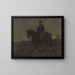 Ordonnance di cavalleria a Rappahannock Station, Virginia - Edwin Forbes — quadro incorniciato alla parete