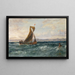Vista della baia di Dublino - Edwin Hayes — quadro incorniciato alla parete