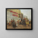 Una giornata di festa a Bekanir, Belouchistan - Edwin Lord Weeks — quadro incorniciato alla parete