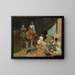 Un marché a Ispahan - Edwin Lord Weeks — quadro incorniciato alla parete