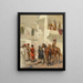 Prima della caccia - Edwin Lord Weeks — quadro incorniciato alla parete