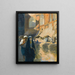 Comprensione del mercato - Edwin Lord Weeks — quadro incorniciato alla parete