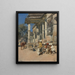 Portico di una moschea ad Ahmedabad - Edwin Lord Weeks — quadro incorniciato alla parete