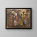 Studio di due figure - Edwin Lord Weeks — quadro incorniciato alla parete