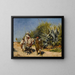 La Procession - Edwin Lord Weeks — quadro incorniciato alla parete