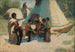 Cane Travois Camp Blackfoot - Edwin Willard Deming — vista dell’opera