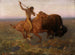 Caccia indiana al bisonte - Edwin Willard Deming — vista dell’opera