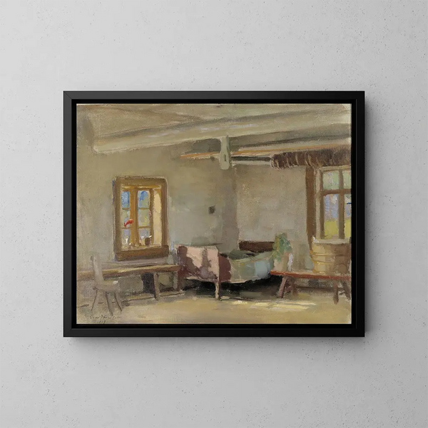 Interno - Eero Järnefelt — quadro incorniciato alla parete