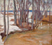 Inondazione primaverile a Tuusulanjärvi - Eero Järnefelt — vista dell’opera