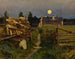 Notte d'estate con luna - Eero Järnefelt — vista dell’opera