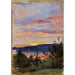 Riproduzione del dipinto Tramonto - Eero Järnefelt