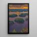 Tramonto sul lago - Eero Järnefelt — quadro incorniciato alla parete