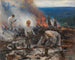 Sotto il giogo, bruciando i cespugli - Eero Järnefelt — vista dell’opera