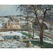 Riproduzione del dipinto Effetto di Neve a L'Hermitage, Pontoise - Camille Pissarro