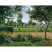 Riproduzione del dipinto Effet de lumière du matin, Eragny - Camille Pissarro