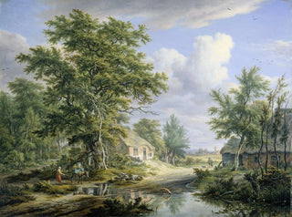 Egbert van Drielst - Farms on the Fringe of a Wood.webp