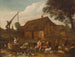 In un cortile di fattoria - Egbert van der Poel — vista dell’opera