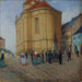 Chiesa ad Auscha - Emil Orlik — vista dell’opera