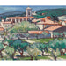 Riproduzione del dipinto Chiesa a Cassis - Samuel John Peploe