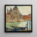 Chiesa a Venezia - Carl Moll — quadro incorniciato alla parete