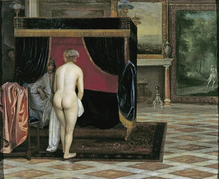 Eglon van der Neer - Kandaules Wife Discovering the Hiding Gyges.webp