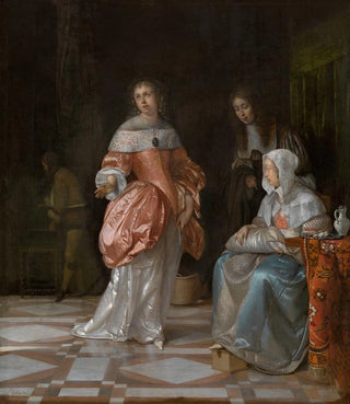 Eglon van der Neer - The Visit to the Nursery.webp