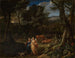 Tobias e l'angelo in un paesaggio boschivo - Eglon van der Neer — vista dell’opera