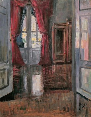 Egon Schiele - Blick in die Wohnung von Leopold und Marie Czihaczek.webp