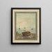 Bateaux - Egon Schiele — quadro incorniciato alla parete