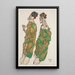 Devozione - Egon Schiele — quadro incorniciato alla parete