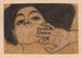 Tête de femme - Egon Schiele — vista dell’opera